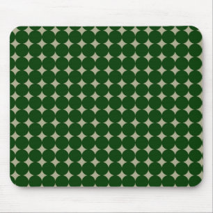 Green Dots Mouse Pad