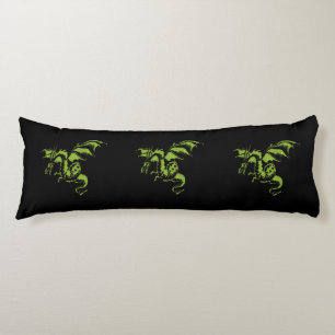 Green Dragon Body Pillow