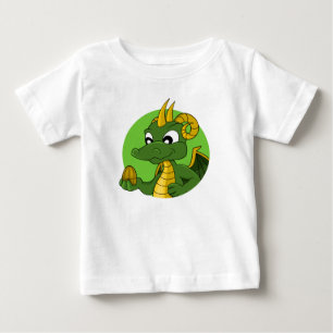 Green dragon cartoon baby T-Shirt