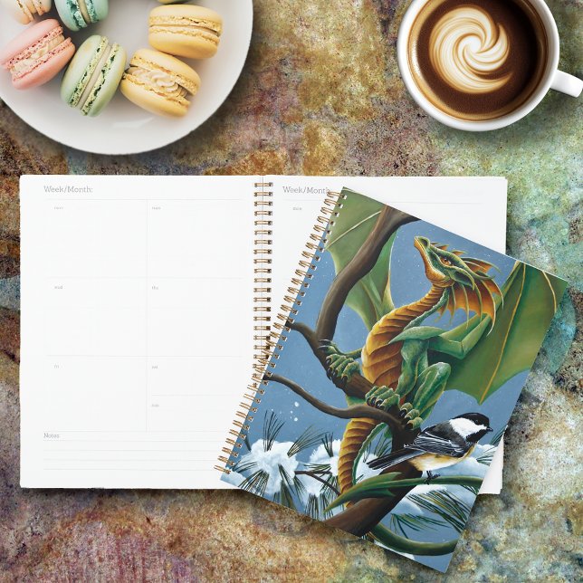 Green Dragon Chickadees Winter Planner (Creator Uploaded)