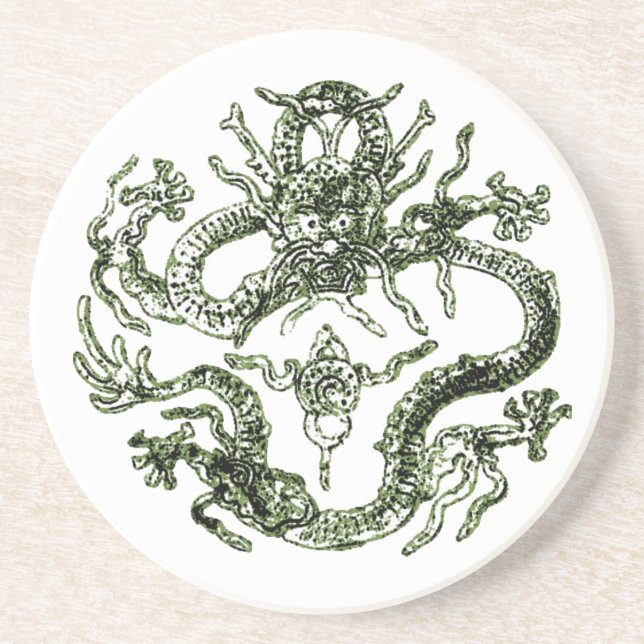 Green Dragon Coaster (Front)