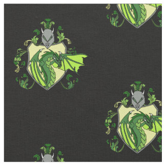 Green Dragon Fabric