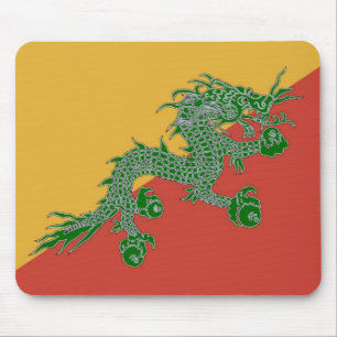 Green Dragon Mouse Pad