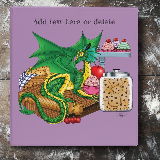 Green Dragon Pastry Chef Binder (Creator Uploaded)