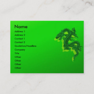 Green Dragon Profile Card