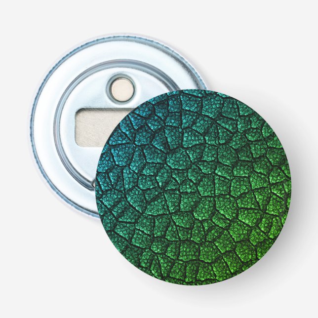 Green Dragon Scale Bottle Opener (Front)