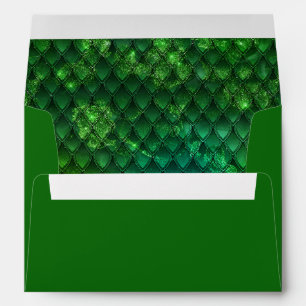 Green Dragon Scales Envelope