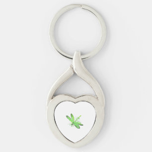 Green Dragonfly  Keychain