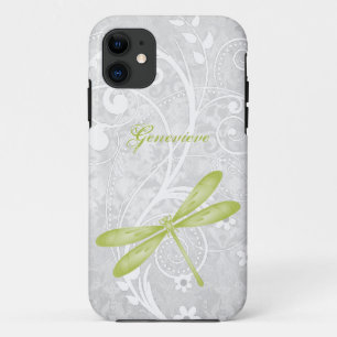 Green Dragonfly Personalized iPhone 11 Case