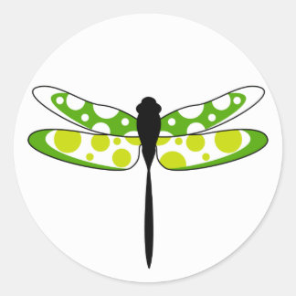 Green Dragonfly Sticker