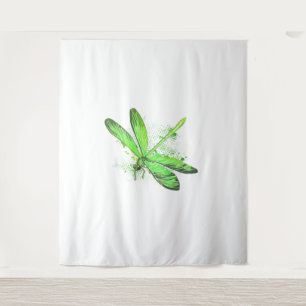 Green Dragonfly Tapestry