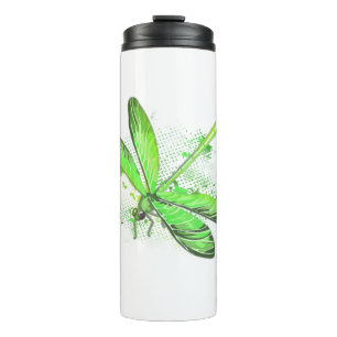 Green Dragonfly Thermal Tumbler