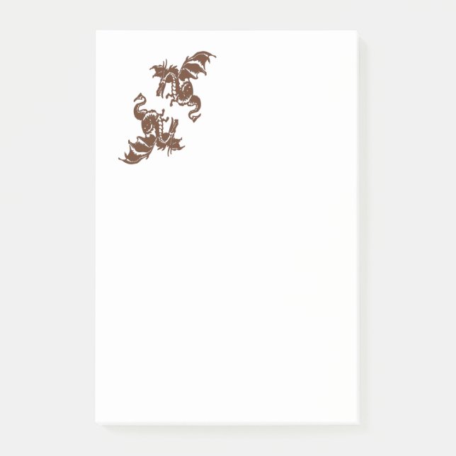 Green Dragons Post-it Notes (Front)