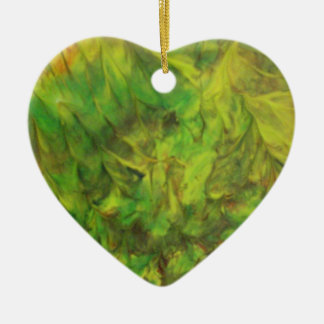 green dream ceramic ornament