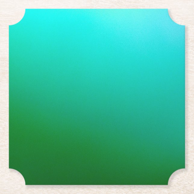 Green Dream Paper Coaster (Front)