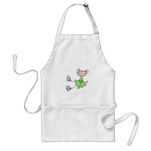 Green Dress Figure Skater Tshirts and Gifts Standard Apron
