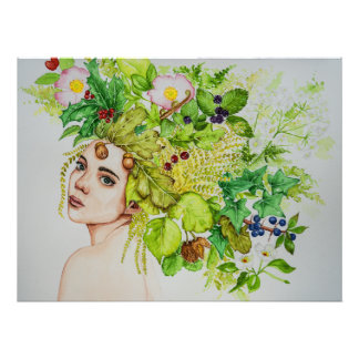 Green Dryad Photo Print