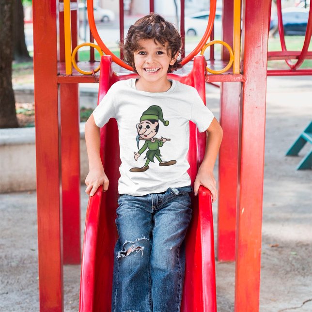 Green Dwarf Character with Pickaxe T-Shirt (Creator Uploaded)