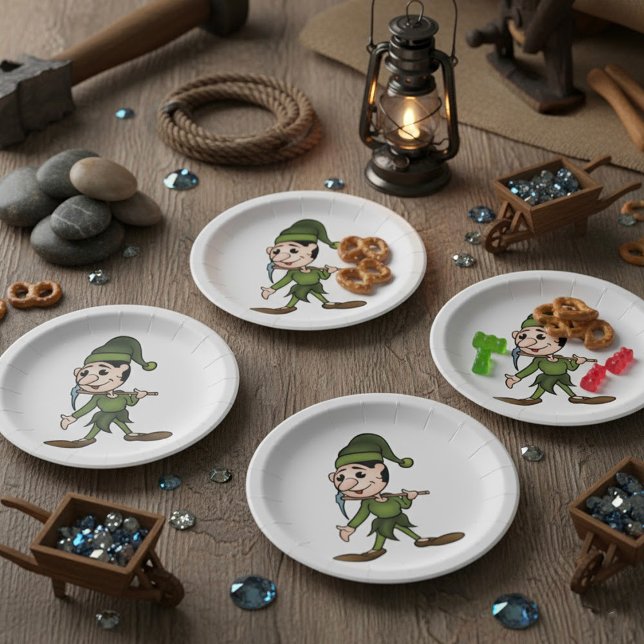 Green Dwarf Paper Plates (Creator Uploaded)