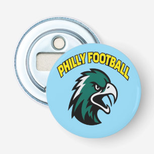 Green Eagle Mascot Philly Football Fan Apparel Bottle Opener