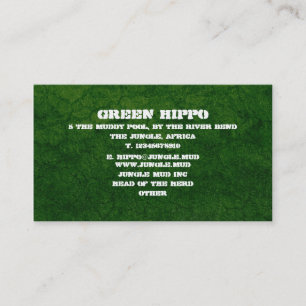 Green Earth - Customized Business Card