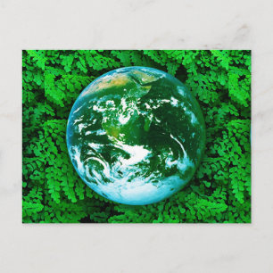 Green Earth - ecological awareness Postcard
