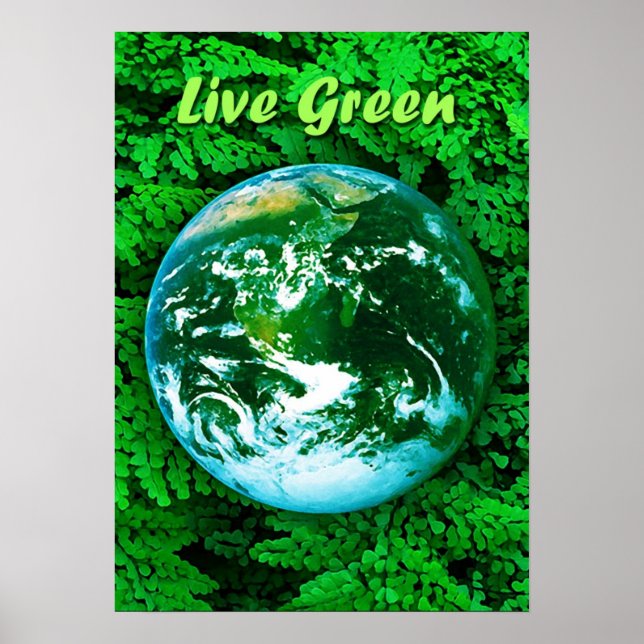 Green Earth - ecological awareness Poster (Front)