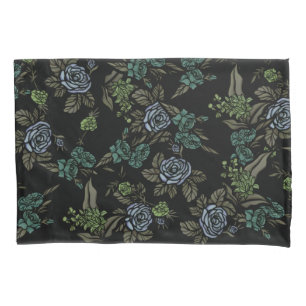 Green Earth Flowers Pillowcase