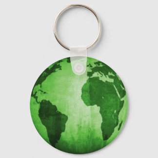 Green Earth Keychain