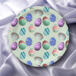 Green Easter Egg Easter Party Easter Egg Hunt Cute Paper Plate