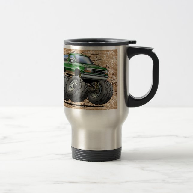 Green Eddie Bauer Bronco Travel Mug (Right)