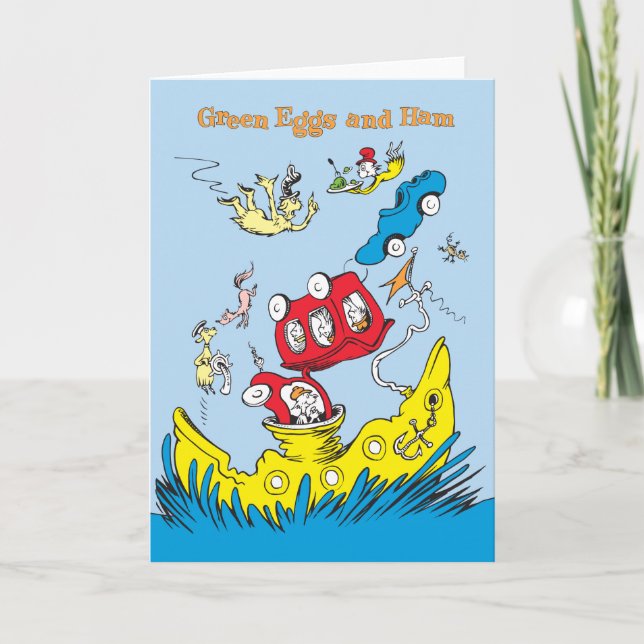 Green Eggs and Ham | I Do Not Like Them Anywhere Card (Front)