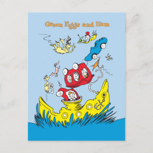 Green Eggs and Ham   I Do Not Like Them Anywhere Postcard