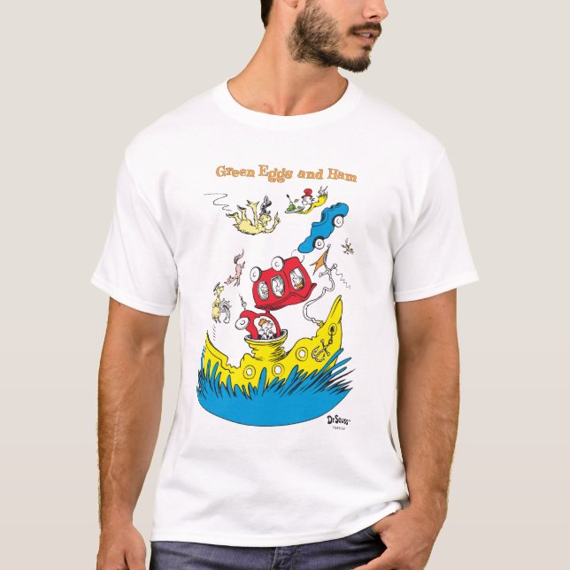 Green Eggs and Ham | I Do Not Like Them Anywhere T-Shirt (Front)