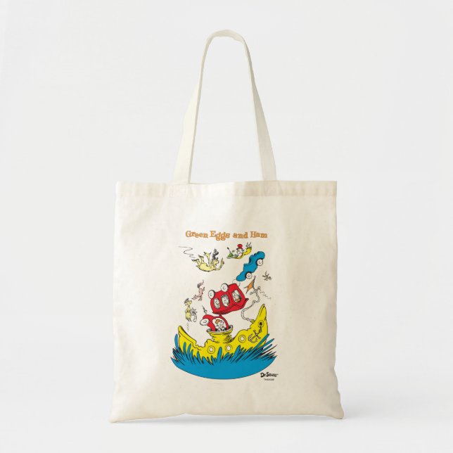 Green Eggs and Ham | I Do Not Like Them Anywhere Tote Bag (Front)