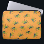 Green Eggs and Ham Pattern Laptop Sleeve<br><div class="desc">This officially licensed Dr. Seuss design features a seamless, repeating pattern of the classic green eggs and ham on a platter illustration. The iconic dish is scattered across a solid orange background, accompanied by the text "Green Eggs and Ham" in a matching green font. This nostalgic and recognizable pattern perfectly...</div>