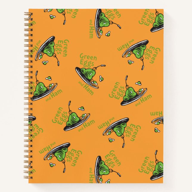 Green Eggs and Ham Pattern Notebook (Front)