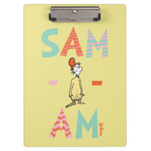 Green Eggs and Ham   Sam-I-Am Clipboard