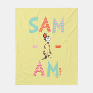 Green Eggs and Ham   Sam-I-Am Fleece Blanket