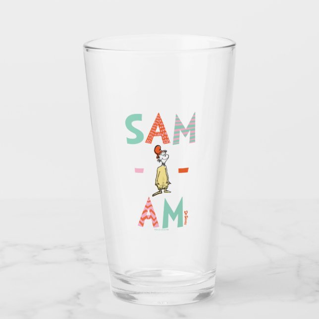 Green Eggs and Ham | Sam-I-Am Glass (Front)