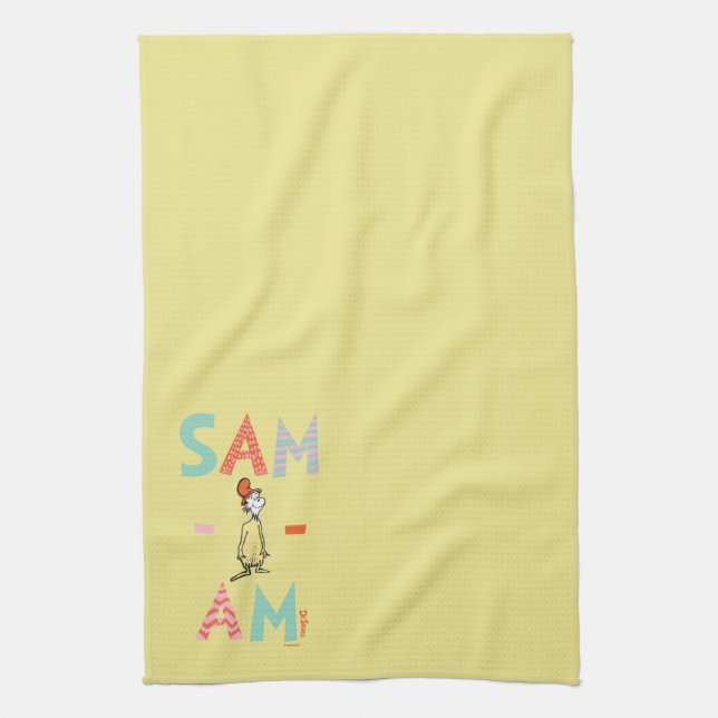 Green Eggs and Ham | Sam-I-Am Kitchen Towel (Vertical)