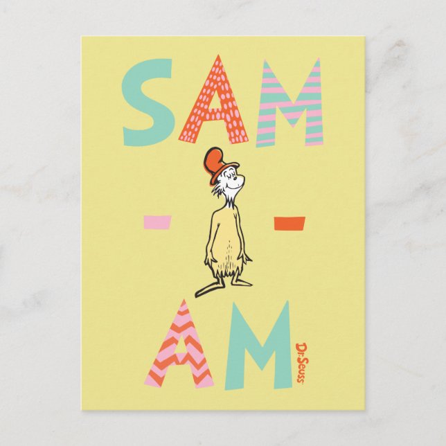 Green Eggs and Ham | Sam-I-Am Postcard (Front)