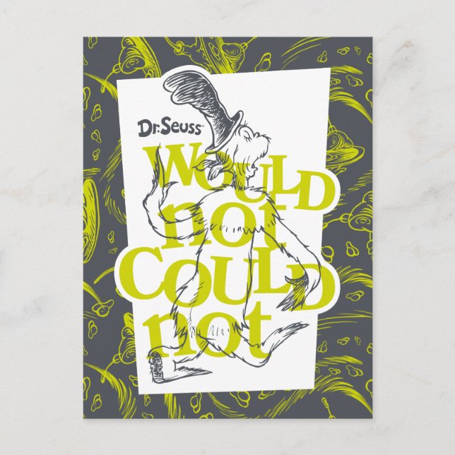 Green Eggs and Ham | Would Not Could Not Postcard (Front)