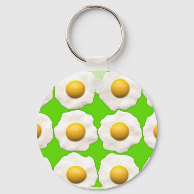 green eggs keychain (Front)