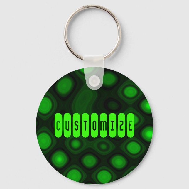 Green Electricity I - Template Keychain (Front)