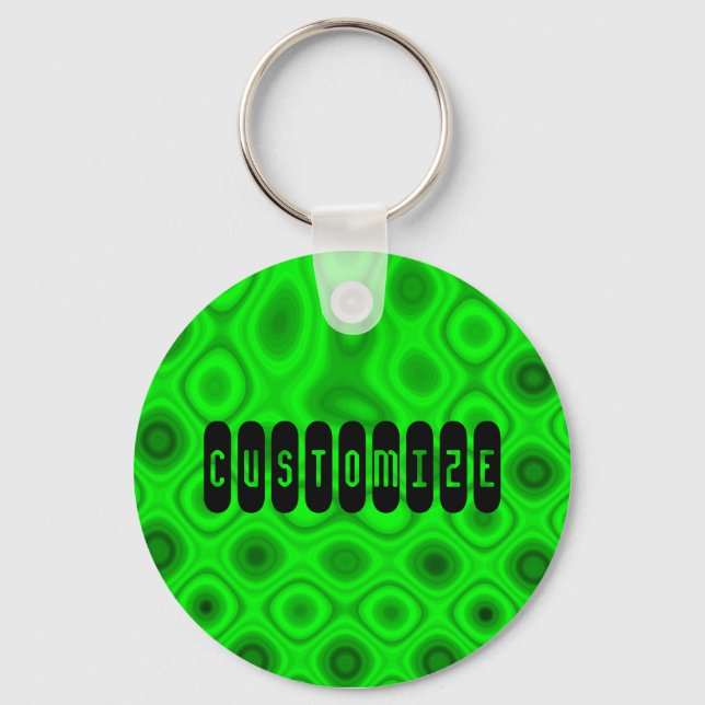 Green Electricity II - Template Keychain (Front)