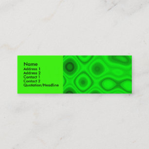 Green Electricity II - Template Mini Business Card