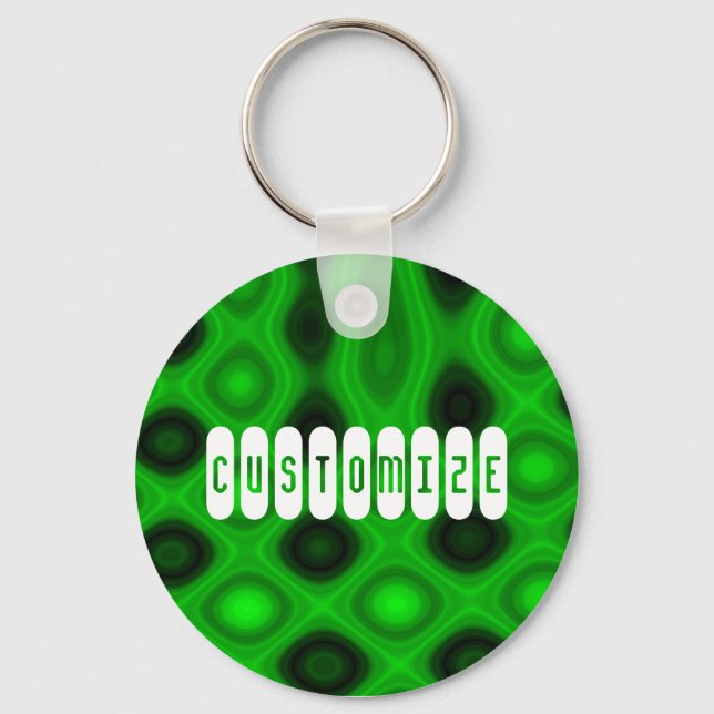 Green Electricity III - Template Keychain (Front)