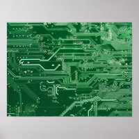 green electronic circuit board computer pattern