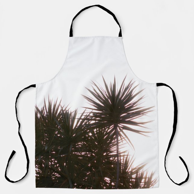 GREEN ELONGATED-LEAF TREE APRON (Front)